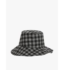 chapeau réversible à carreaux Agnès b.