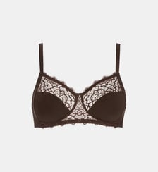 Soutien-gorge sans-armatures structuré - Cacao Simone Pérèle