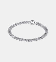 Bracelet Maille Cubaine Pavé Pandora