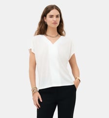 T-shirt tpita - Motif uni Caroll