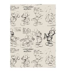 Poster Disney - Disney - Mickey Mouse Latest Models of Mickey Poster & Frame