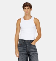 Débardeur en jersey côtelé avec broderie Oval D Diesel