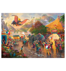 Poster Disney x Thomas Kinkade - Disney - Dumbo Poster & Frame