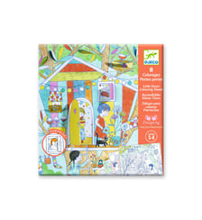 Coloriage surprise Les cabanes de Nina - FSC MIX Djeco