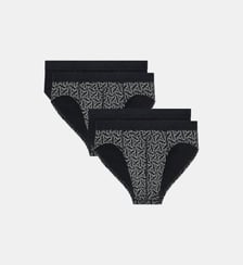 Lot de 4 mini-slips Tom en coton et lin Hom