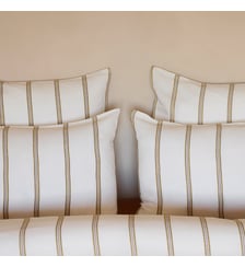 Lot De 2 Taies D'Oreiller  Jacquard rayé Madura