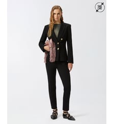Pantalon cigarette en tissu technique Pinko