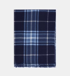 Étole imprimée tartan Bompard