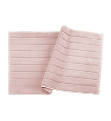 Tapis de bain 100% Coton BIO, DOUCEUR NATURE Blanc Cerise