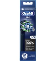 Brossette dentaire Cross Action Black x3 X-filaments Oral B