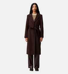 Manteau long laine ceinture Claudie Pierlot