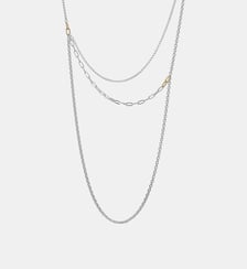 Collier Argent & Or Maxima Trois Rangs Arthus Bertrand