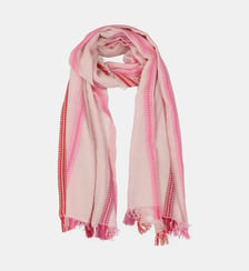 Foulard rayures fantaisie La Fée Maraboutée