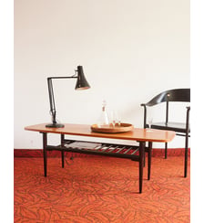 Table basse scandinave en bois Donna N°1044- Produit chiné Debongout