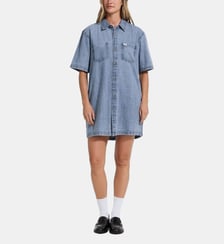 Robe droite courte denim  Guess Jeans