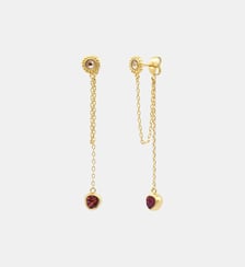 Boucles d'oreilles longues tiges percées   - Lhassa Satellite