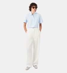 Pantalon Petit Piqué coton wide fit Lacoste