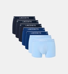 Lot de 7 boxers courts ceinture siglée Lacoste