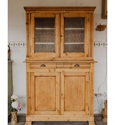 Buffet à deux corps en bois Gilbert N°1884- Produit chiné Debongout