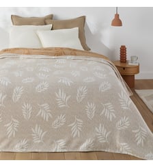 Dessus de lit en coton imprimé La Redoute Interieurs