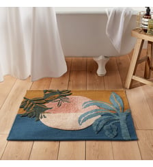 Tapis de bain coton tissé, tufté La Redoute Interieurs