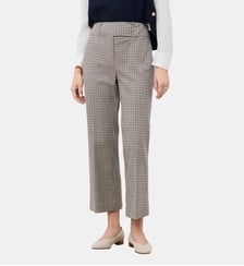 Pantalon praphael - Motif vichy - Coton - Coupe flare Caroll