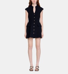 Robe courte boutonnée Sandro