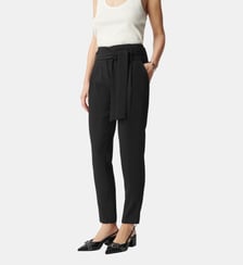 Pantalon droit taille haute ceinturée Ikks