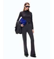 Pantalon flare en maille punto stoffa Pinko