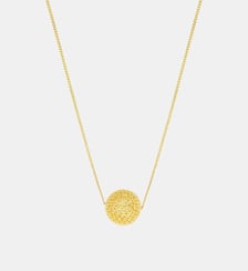 Collier pendentif   doré à l'or fin - Betty Satellite
