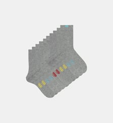Lot de 5 paires de chaussettes enfant en coton Bleu Marine Ecodim Dim
