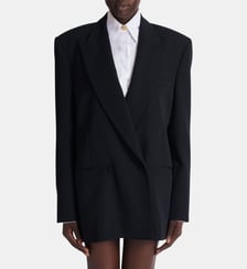 Veste ample en grain de poudre Balmain