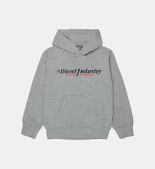 Sweat à capuche avec logo Diesel Kids