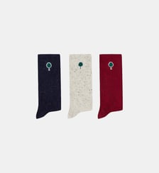Chaussettes x3 hauteur mi-mollet Faguo