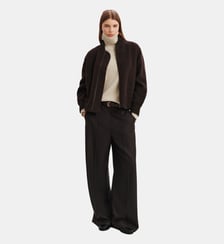 Blouson droit double face laine et cachemire Bompard