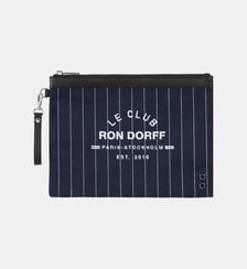 Pochette à rayures fines Ron Dorff
