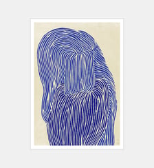 Poster   Deep Blue - The Poster Club x Rebecca Hein Poster & Frame