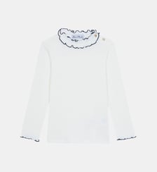 T-shirt -  coton col volanté Tartine Et Chocolat