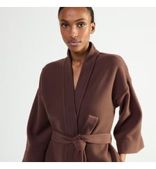 Kimono court col kimono en polaire Laurence Tavernier
