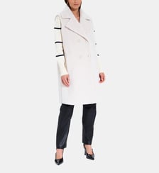 Manteau Macaria Ecru Zapa