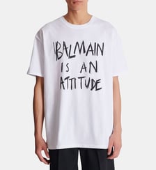 T-shirt à imprimé Balmain