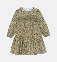 Robe - Olive coton col rond Liberty broderies Tartine Et Chocolat