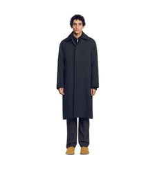 Manteau oversize et long en coton Sandro