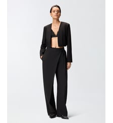 Pantalon portefeuille wide leg Pinko