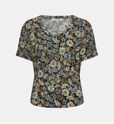 T-shirt V à fleurs - MALINAE Gerard Darel