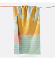 Serviette de plage éponge velours 420g La Redoute Interieurs