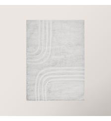 Tapis de sol ARCHIBALD  Laine texturée à l'aspect peau de mouton Madura