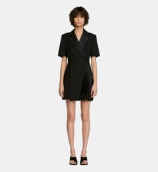 Robe portefeuille col tailleur Sandro