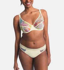 Tanga Nufit Garden motif floral Maison Lejaby