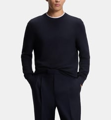 Pull modèle Imberto coton gaufré BOSS